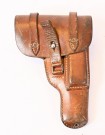 Luftwaffe P.37 (u) Femaru Holster in Leather. Maker Marked hsy and Luftwaffe Amt thumbnail