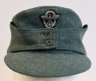 German Police M43 Cap (Einheitsfeldmütze M43) for enlisted men/NCOs of the police and the police divisions. thumbnail
