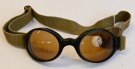 WWII GERMAN LUFTWAFFE SPLINTER PROOF PILOT GOGGLES NITSCHE U. GUNTHER thumbnail