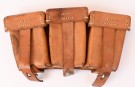 German WWII k98 Brown Ammo Pouches thumbnail