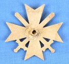 War Merit Cross 1st Class with Swords - Screwback - Missing Screw thumbnail