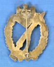Infantry Assault Badge in Silver (Infanterie Sturmabzeichen in Silber) maker marked L/51 thumbnail