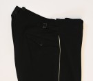 Allegmeine SS or SS-VT Black, White Piped Straight Trousers thumbnail