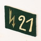 Sturmabteilung Collar tab for the Nachrichtenabteilung of SA-Standarte 21 in Kurfalz thumbnail