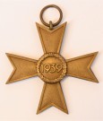War Merit Cross 2 Class 1939 Without Swords, Maker Marked 1 thumbnail