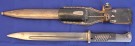 German WWII K98 Combat Bayonet With Carrying Frog thumbnail