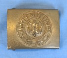 Kriegsmarine (Küstenartillerie) Belt Buckle, maker marked JFS thumbnail