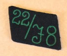 SA Collar Tab Jägerstandarte 8 in Niederrhein thumbnail