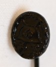 Black Wound Badge 1939, miniature lapel pin thumbnail