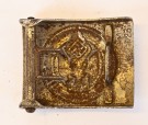 Hitler Jugend Belt Buckle and Belt, maker marked thumbnail
