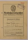 Award document Reichsportabzeichen in Bronze thumbnail