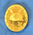  Wound Badge in Gold 1939 maker marked 30 thumbnail