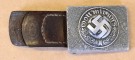 Police Belt Buckle, EM and NCOs. Denazified after the war and professionally restore thumbnail