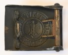 Küstenartillerie Belt Buckle, Maker marked JFS thumbnail