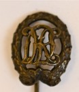 DRL (Deutsches Reichsabzeichen für Leibesübungen), miniature lapel pin thumbnail