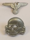 SS Visor Cap Eagle and Skull, Matching sett, RZM 499 thumbnail
