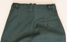Police EM/NCO's Straight Leg Trouserswith Green Piping thumbnail