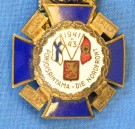Finnish German Northern front cross - Die Nordfront kreuz 1941-43 with pennant thumbnail