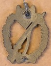 Infantry Assault Badge in Silver (Infanterie Sturmabzeichen in Silber). M.K. 1 thumbnail