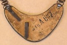 Wehrmacht 'Feldgendarmerie' Gorget unite marked 3/682 thumbnail