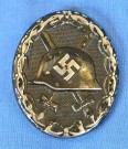  Wound Badge in Black 1939 maker marked 32 thumbnail