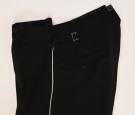 Allegmeine SS or SS-VT Black, White Piped Straight Trousers thumbnail