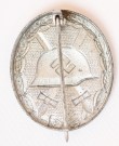 Silver Wound Badge 1939, Maker mark 81 hollow, rare thumbnail
