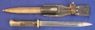 German WWII K98 Combat Bayonet With Carrying Frog thumbnail