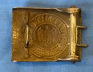 Heer Belt Buckle Maker Marked GB thumbnail