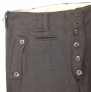 Waffen-SS Issue Black Panzer Trousers, rare thumbnail