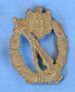 Infantry Assault Badge in Silver, unmarked Brüder Schneider A. D. (BSW) thumbnail