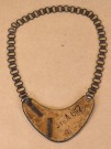 Wehrmacht 'Feldgendarmerie' Gorget unite marked 3/682 thumbnail