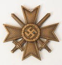 War Merit Cross 2 Class 1939 With Swords, Unmarked thumbnail