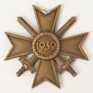 War Merit Cross 2 Class 1939 With Swords, Unmarked thumbnail
