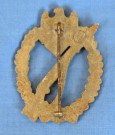 Infantry Assault Badge in Silver (Infanterie Sturmabzeichen in Silber). Maker marked GWL thumbnail