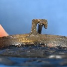  Wound Badge in Black 1939 unmarked - Josef Rössler & Sohn, Gablonz, rare thumbnail