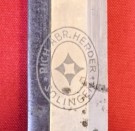 Personalized (Klocke) Army Officer’s Dagger by Rich. Abr. Herder Solingen thumbnail