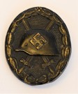 Black Wound Badge 1939, Maker marked L/16 thumbnail