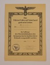 Kriegsmarine Heldentodurkunde signed in Oslo thumbnail