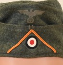 Heer Feldgendarmerie Troops EM/NCO´s Side cap with soutache thumbnail